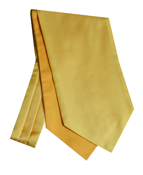 Fine Silk Cravat in Sunny Yellow